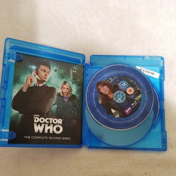 Doctor Who The Complete Second Series Blu-ray Disc 2016 3-Disc Set Nice! - Picture 3 of 5